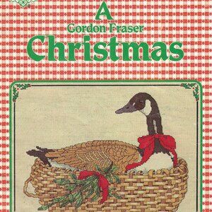 A Gordon Fraser Christmas Counted Cross Stitch Pattern Booklet - Vintage 1984